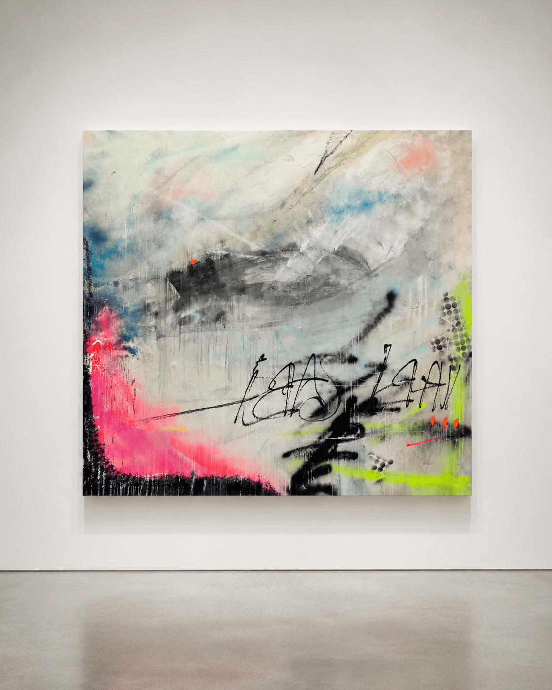 Sébastien Cheramy — French Abstract Painter: The Wall That Watches